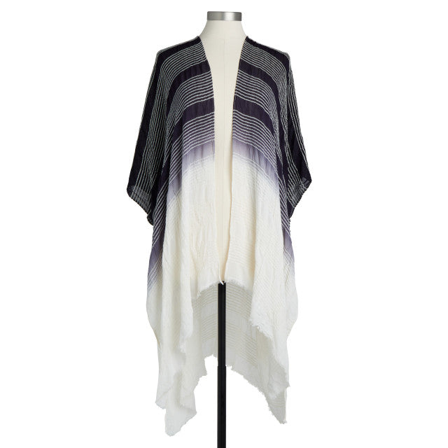 Dip Dye Long Kimono - Inkwell